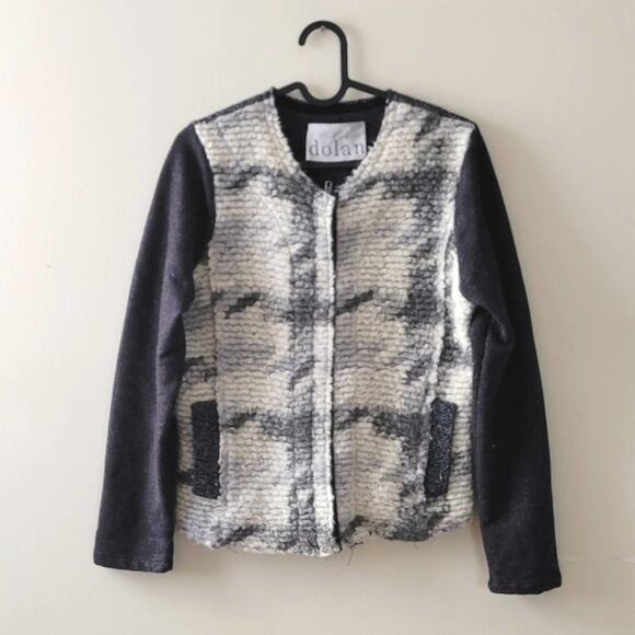Anthropologie Dolan Houndstooth Mohair Jacket - Picture 1 of 7